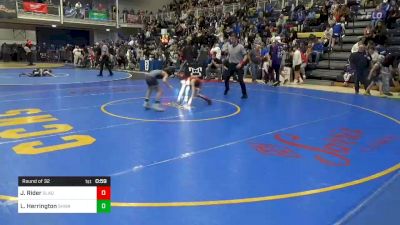 62 lbs Round Of 32 - Jaxson Rider, Gladiators vs Logan Herrington, SHWA