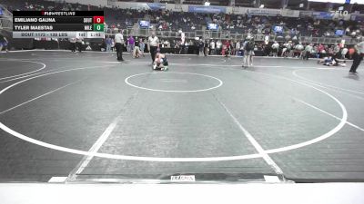 138 lbs Semifinal - Emiliano Gauna, South Central Punishers vs Tyler Maestas, Mile High Wrestling Club