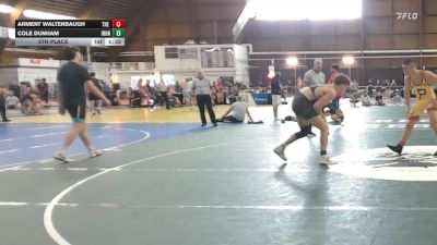 170 lbs 5th Place - Arment Waltenbaugh, The Hill School vs Cole Dunham, Iron Horse Wrestling Club