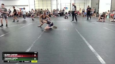 120 lbs Round 7 (8 Team) - Quinn Carter, New England Black & Gold vs Thomas Smith, Prime WC Silver