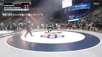 135 lbs Cons. Rd Of 64 - Sydnie Brown, NE vs Maya Assad Thompson, WI