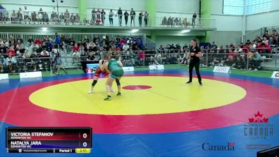 49kg 1st Place Match - Victoria Stefanov, Edmonton WC vs Natalya Jara, Edmonton WC