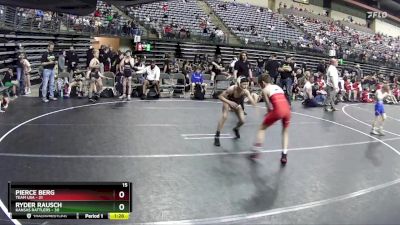 95 lbs Finals (8 Team) - Pierce Berg, Team USA vs Ryder Rausch, Kansas Rattlers