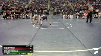 4A 113 lbs Semifinal - Jace Barrier, Mooresville Senior vs Trevor Freeman, A.L. Brown