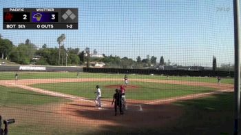 Replay: Pacific vs Whittier | May 2 @ 4 PM