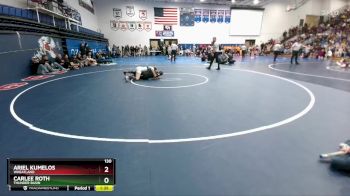 130 lbs Champ. Round 1 - Carlee Roth, Thunder Basin vs Ariel Kumelos, Wheatland