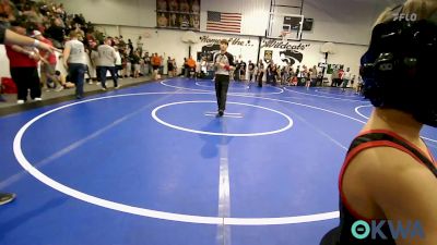 55 lbs Round Of 16 - Camden Cross, Claremore Wrestling Club vs Daxton Pogue, Wyandotte Youth Wrestling