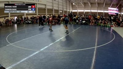 150 lbs Cons. Round 3 - Michael Kase, LAWC vs Cannon Bake, Utah