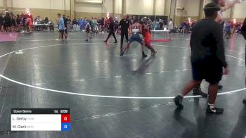 120 lbs Consolation - Lincoln Derby, Youth Impact Center Wrestling Club vs Marlo Clark, Spartan RTC FL