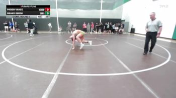 132 lbs Cons. Round 3 - Paden Vance, McDonald County High School Wr vs Drake Smith, Girard Matside Wrestling Acade