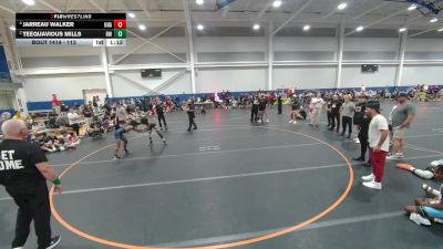 113 lbs Semifinal - Jarreau Walker, Unattached vs Teequavious Mills, Roundtree Wrestling