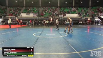 1A-4A 138 Cons. Round 3 - Payton Owen, White Plains vs Jamell Saxton, Dora