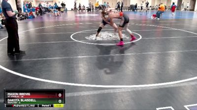 160 lbs Finals (8 Team) - Dakota Blaisdell, WEM/JWP vs MASON BREVIG, St. Charles