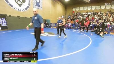 113 lbs Cons. Round 2 - Isaac Loyd-Mendez, Monache vs Hawk Alvarez, Mayfair