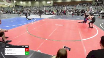 98 lbs Consolation - Gage Bullard, Yuba Sutter Combat vs Luis Ramos Jr, Run To Danger