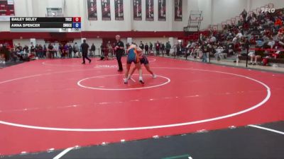 138 lbs Cons. Round 2 - Anna Spencer, Southwestern Oregon CC vs Bailey Seley, Treasure Valley Community College