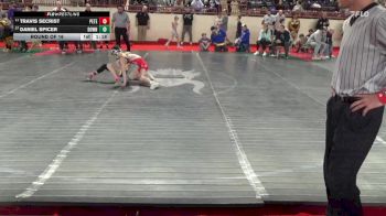 75_B lbs Round Of 16 - Travis Secrist, Peters Twp vs Daniel Spicer, Downingtown West