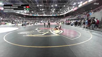 165 lbs Cons. Round 2 - Samson Kjar, Davenport vs Brakken Johnston, Highland
