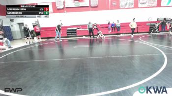 61 lbs Rr Rnd 4 - Collin Houston, Grove Takedown Club vs Kanan Koon, Wyandotte Youth Wrestling