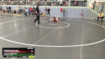 98 lbs Semifinal - Kailey Graham, Mat-Su Matmen vs Mason Schilling, Interior Grappling Academy