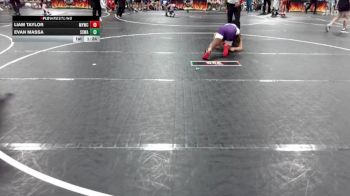150 lbs Round 1 - Evan Massa, SWA Slate Wrestling Academy vs Liam Taylor, MBCRD Youth Wrestling Club