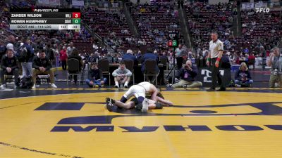 114 lbs 7th Place - Zander Wilson, Williamson vs Rowen Humphrey, Southern Columbia