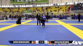 Tiago Da Silva Dos Santos vs Matheus Justino Dos Santos 2025 Brasileiro Jiu-Jitsu IBJJF