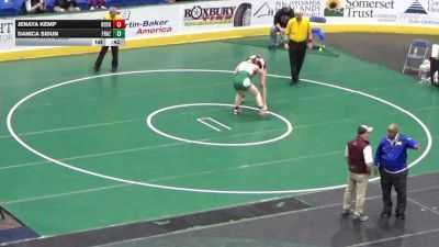 164 lbs 7th Place - Jenaya Kemp, Redbank Valley vs Danica Sidun, Frazier