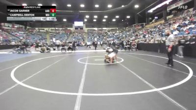 144 lbs Champ. Round 1 - Jacob Garner, Lansing HS vs Campbell Denton, Wichita-Bishop Carrol