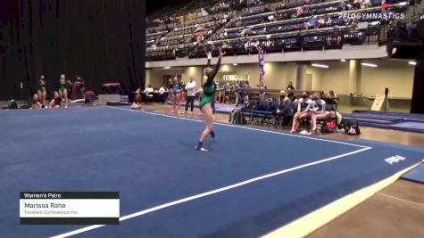 Marissa Rahe - Women's Pairs, Twisters Gymnastics Inc. - 2021 Women's Xcel Region 4 Championships