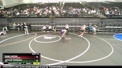 135 lbs Cons. Round 2 - Arthur Marques, Lehi vs Zane Carter, Grantsville High School