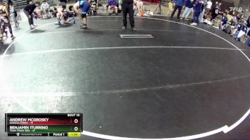 130 lbs Finals (8 Team) - Andrew McGrosky, Kansas Cobra vs Benjamin Iturrino, Team Texas Red