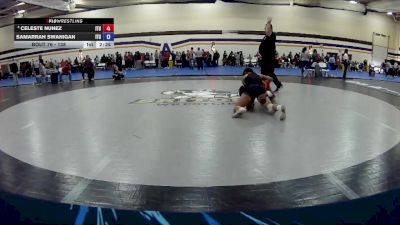 138 lbs Cons. Round 2 - Samarrah Swanigan, Indiana Tech University vs Celeste Nunez, Indiana Tech University