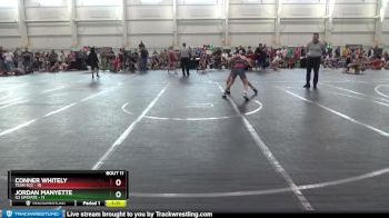 92 lbs Round 3 (10 Team) - CONNER WHITELY, Team 922 vs Jordan Manyette, U2 Upstate