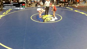 120 lbs Champ. Round 2 - Aubrianna Rapier, Bradley (B.-Bourbonnais) vs Ayelen Higuera, East Aurora