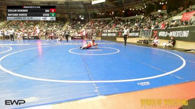 80 lbs Consi Of 16 #1 - Collin Roeber, Siouxland Wrestling Academy vs Snyder Kurtz, SlyFox Wrestling Academy