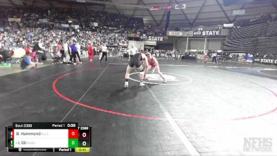 2A 170 lbs 5th Place Match - Isaac Gil, Washougal vs Breck Hammond, Ellensburg