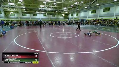 75 lbs Cons. Round 3 - Mack Grant, Douglas Wrestling Club vs Rowdy Meyer, Dickinson Wrestling Club