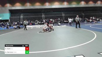 138 lbs Round Of 64 - Brayden Bath, Corner Canyon vs Angel Serrano, Pomona