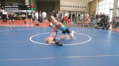 121 lbs Semifinal - Jackson Stokes, Smitty's Barn - MSC vs Jackson Robles, Team Tugman - MSC