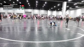 145 lbs Round 1 - Colton Bennett, Guerilla Wrestling Academy vs Jordan Martinez, Woodland Wrestling