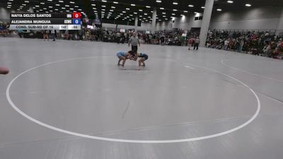 100 lbs Cons. Sub-rd Of 16 - Naiya Delos Santos, Invicta Wrestling Academy vs Alejandra Munguia, Cowboy/Cowgirl Wrestling Club