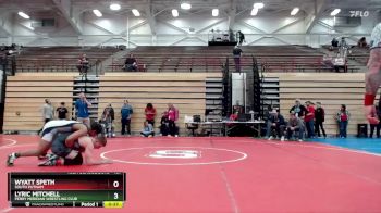 157 lbs Cons. Round 7 - Lyric Mitchell, Perry Meridian Wrestling Club vs Wyatt Speth, South Putnam