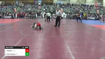 52 lbs Semifinal - JT Walker, Nevada Elite vs Rocco Dominguez, RedWave Wrestling