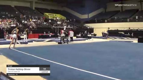 Tristan Ketting-Olivier - Floor, Central Coast CA - 2021 USA Gymnastics Development Program National Championships