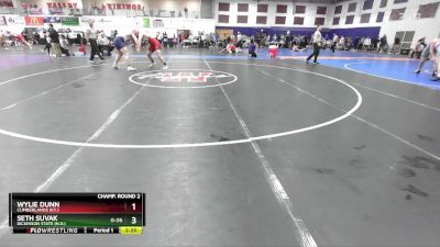 285 lbs Champ. Round 2 - Seth Suvak, Dickinson State (N.D.) vs Wylie Dunn, Cumberlands (Ky.)