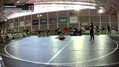 100 lbs Stephen Rene, Louisiana vs Jackson Schroeder, Nebraska