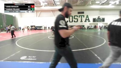 165 lbs Cons. Round 2 - Damian Pelagio, Villa Park vs Hugo Rosales, Bell Gardens