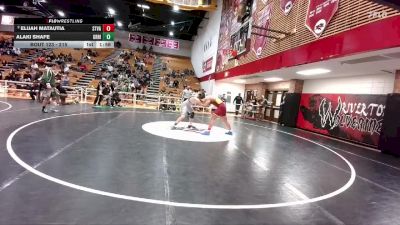 215 lbs Quarterfinal - Alaki Shafe, Green River vs Elijah Matautia, Star Valley