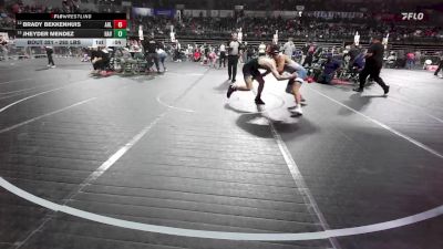 136 lbs Consi Of 16 #2 - Jacob Marin, Junior Spartans vs Kevin Peters, Wrecking Crew Wrestling Academy